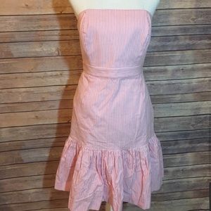 Vineyard Vines seersucker Kentucky Derby dress.